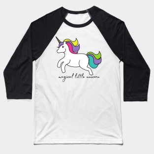 Magical Little Unicorn Baseball T-Shirt